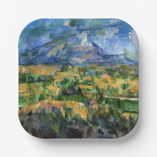 Paul Cezanne - Mont Sainte-Victoire Paper Plate
