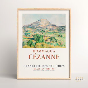 Paul Cézanne Mont Sainte-Victoire Serene Landscape Poster
