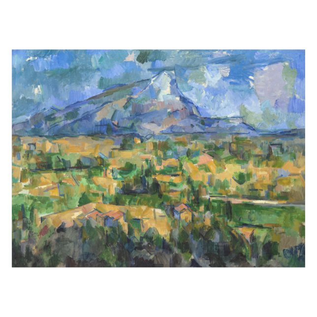 Paul Cezanne - Mont Sainte-Victoire Tablecloth (Front (Horizontal))