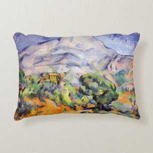Paul Cezanne - Mont Sainte-Victoire, Tholonet Road Accent Pillow