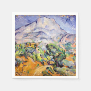 Paul Cezanne - Mont Sainte-Victoire, Tholonet Road Napkin