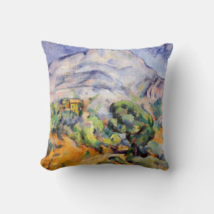 Paul Cezanne - Mont Sainte-Victoire, Tholonet Road Throw Pillow