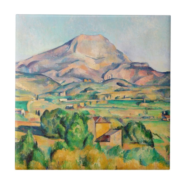 Paul Cezanne - Mont Sainte-Victoire Tile (Front)