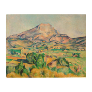 Paul Cezanne - Mont Sainte-Victoire Wood Wall Art