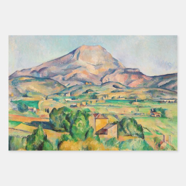 Paul Cezanne - Mont Sainte-Victoire Wrapping Paper Sheet (Front)