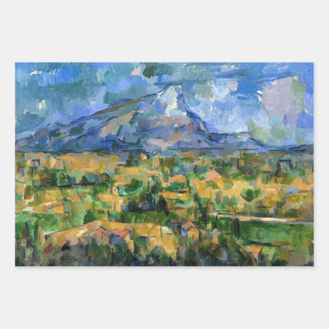 Paul Cezanne - Mont Sainte-Victoire Wrapping Paper Sheet (Front)