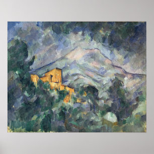 Paul Cezanne   Montagne Sainte-Victoire and the Bl Poster