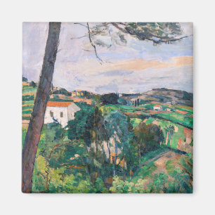 Paul Cezanne - Pine tree at Estaque Magnet