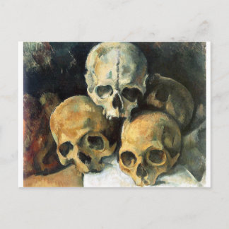 Paul Cézanne - Pyramid of Skulls Postcard