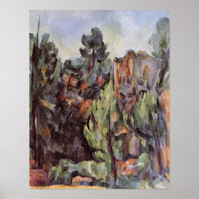 Paul Cezanne - quarry near Bibemus Poster (Front)