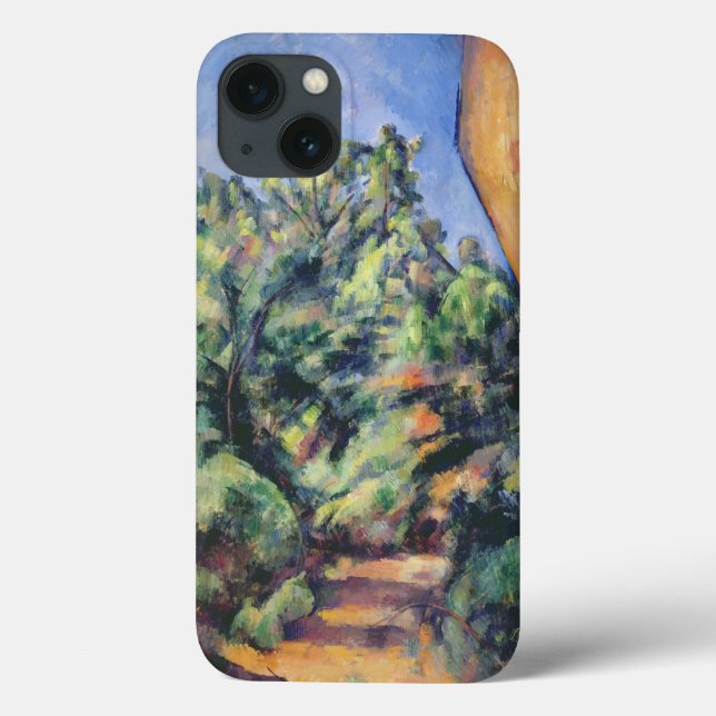 Paul Cezanne | Red rock, c.1895 (oil on canvas) Case-Mate iPhone Case (Back)