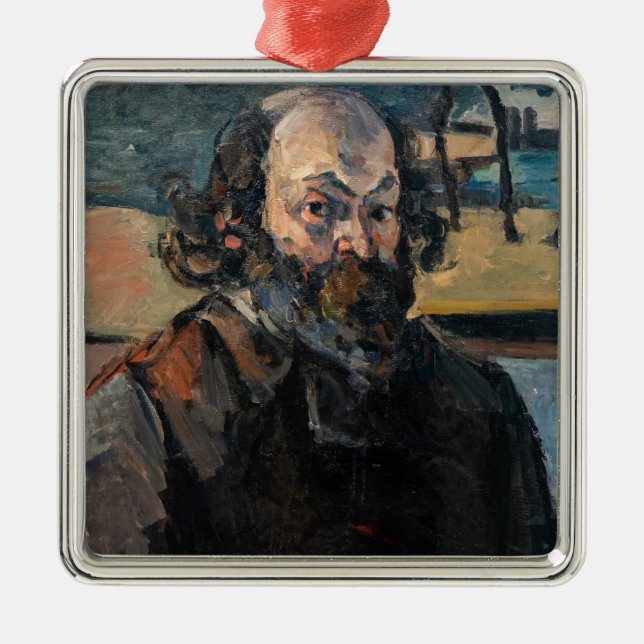 Paul Cezanne - Self-portrait Metal Ornament (Front)
