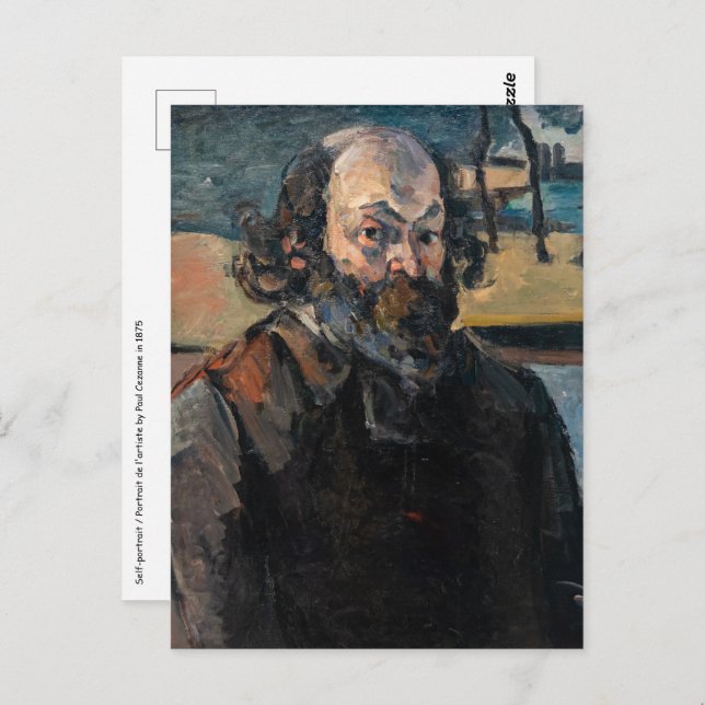 Paul Cezanne - Self-portrait Postcard (Front/Back)