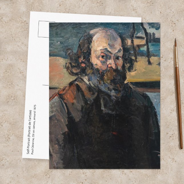 Paul Cezanne - Self-portrait Postcard (Creator Uploaded)