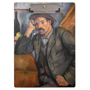 Paul Cezanne - Smoker Clipboard