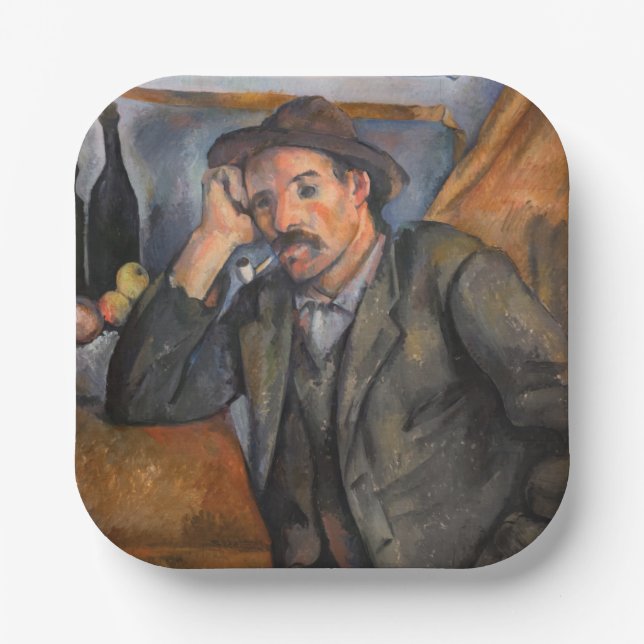 Paul Cezanne - Smoker Paper Plate (Front)