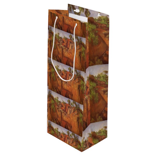 Paul Cezanne Steinbruch Bibemus Wine Gift Bag (Front Angled)