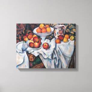 Paul Cezanne - Still Life, Apples and Oranges Canvas Print