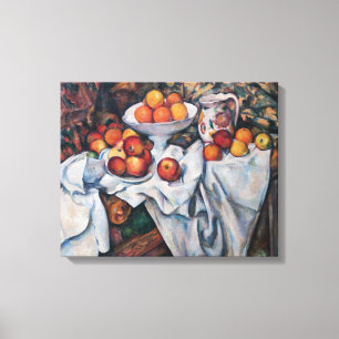 Paul Cezanne - Still Life, Apples and Oranges Canvas Print