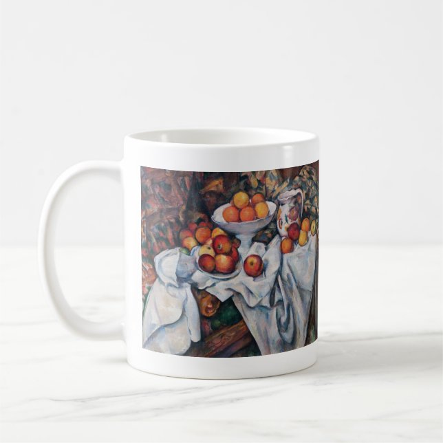 Paul Cezanne - Still Life, Apples and Oranges Coffee Mug (Left)