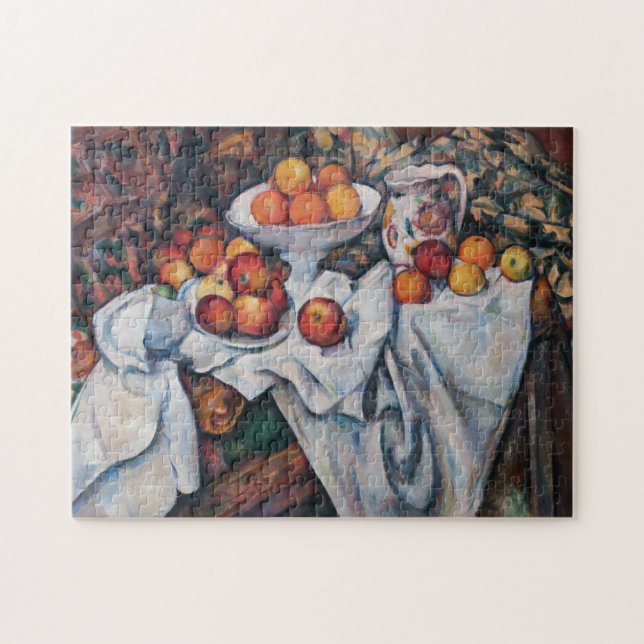 Paul Cezanne - Still Life, Apples and Oranges Jigsaw Puzzle (Horizontal)