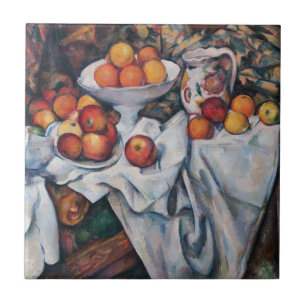 Paul Cezanne - Still Life, Apples and Oranges Tile