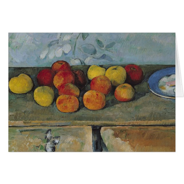 Paul Cezanne | Still life of apples and biscuits,  (Front Horizontal)