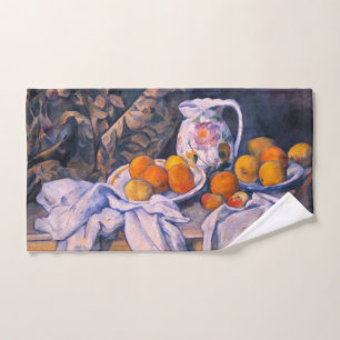 Paul Cezanne - Still Life with a Curtain Bath Towel Set