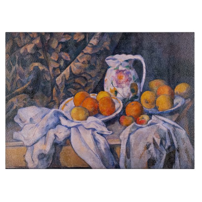 Paul Cezanne - Still Life with a Curtain Cutting Board (Front)