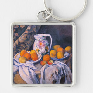 Paul Cezanne - Still Life with a Curtain Keychain