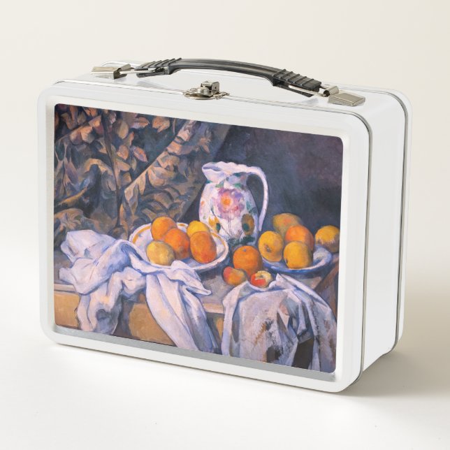 Paul Cezanne - Still Life with a Curtain Metal Lunch Box (Front)