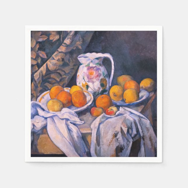 Paul Cezanne - Still Life with a Curtain Napkin (Front)