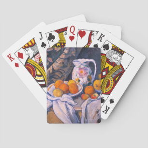 Paul Cezanne - Still Life with a Curtain Playing Cards