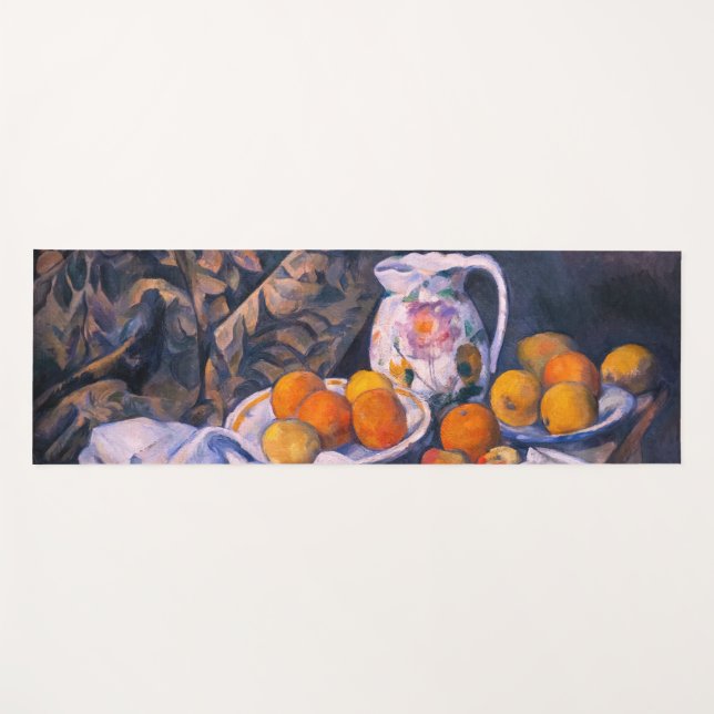 Paul Cezanne - Still Life with a Curtain Yoga Mat (Front (Horizontal))