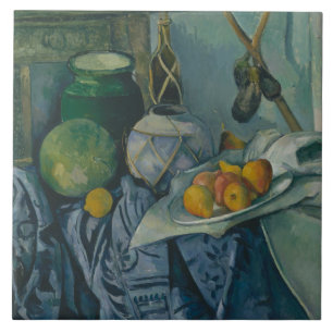 Paul Cezanne - Still Life with a Ginger Jar Tile