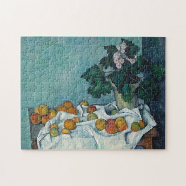 Paul Cezanne | Still Life with Apples and a Pot of Jigsaw Puzzle (Horizontal)