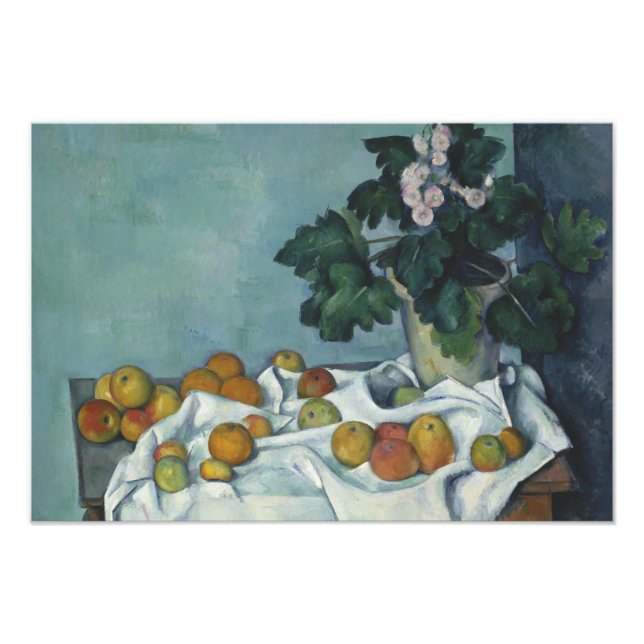 Paul Cezanne - Still Life with Apples and a Pot Photo Print (Front)