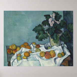 Paul Cezanne - Still Life with Apples and a Pot Poster