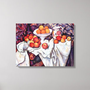 Paul Cezanne - Still Life with Apples and Oranges Canvas Print