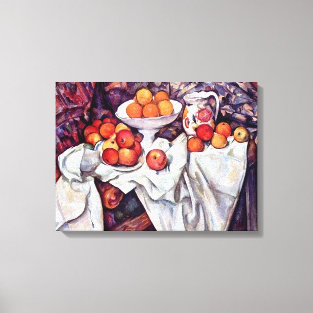 Paul Cezanne - Still Life with Apples and Oranges Canvas Print (Front)