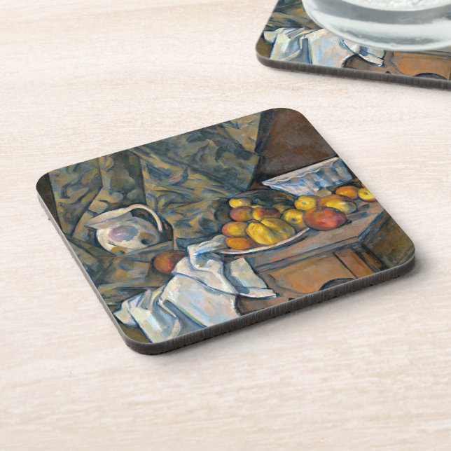 Paul Cezanne | Still Life with Apples and Peaches, Coaster (Left Side)
