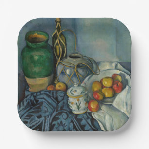 Paul Cezanne - Still Life with Apples Paper Plate