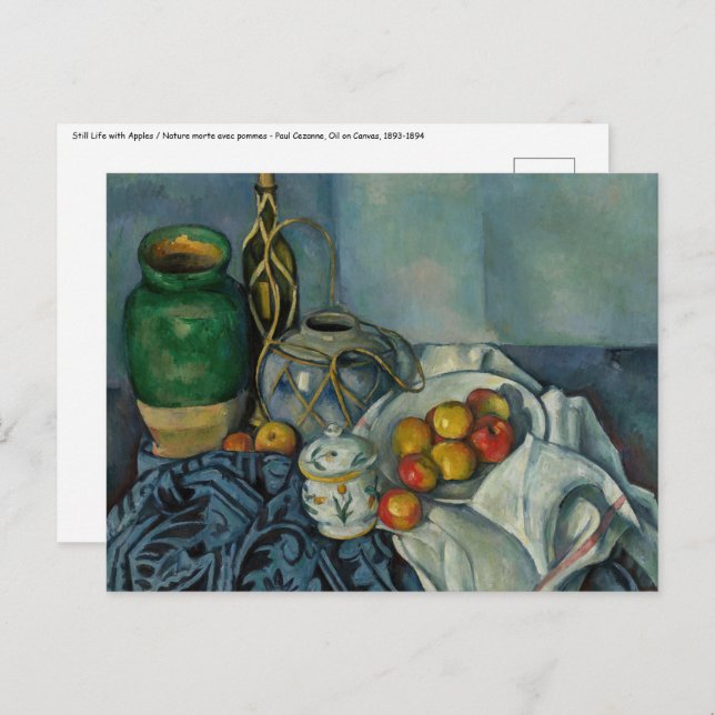 Paul Cezanne - Still Life with Apples Postcard (Front/Back)