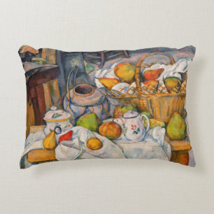 Paul Cezanne - Still Life with Basket Accent Pillow