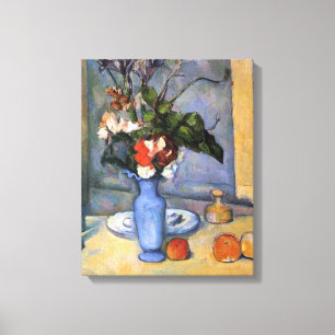 Paul Cezanne - Still Life with Blue vase Canvas Print