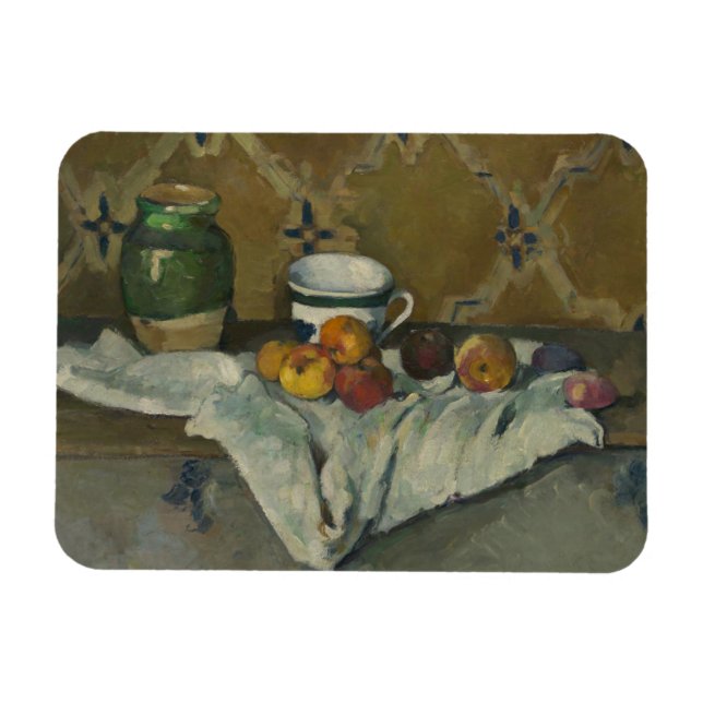 Paul Cezanne | Still Life with Jar, Cup, and Apple Magnet (Horizontal)