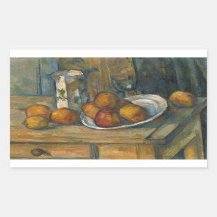 Paul Cezanne - Still Life with Milk Jug and Fruit Sticker