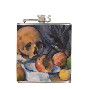 Paul Cezanne - Still Life with Skull Hip Flask