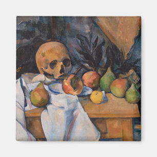 Paul Cezanne - Still Life with Skull Magnet