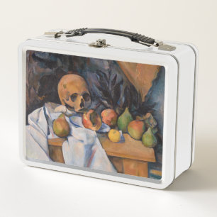 Paul Cezanne - Still Life with Skull Metal Lunch Box